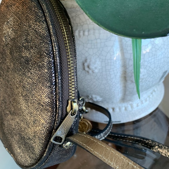 🤎🤎PATRICIA NASH SCAFATI METALLIC EXOTIC LIZARD LEATHER CROSSBODY BAG!🤎🤎 - Picture 7 of 8